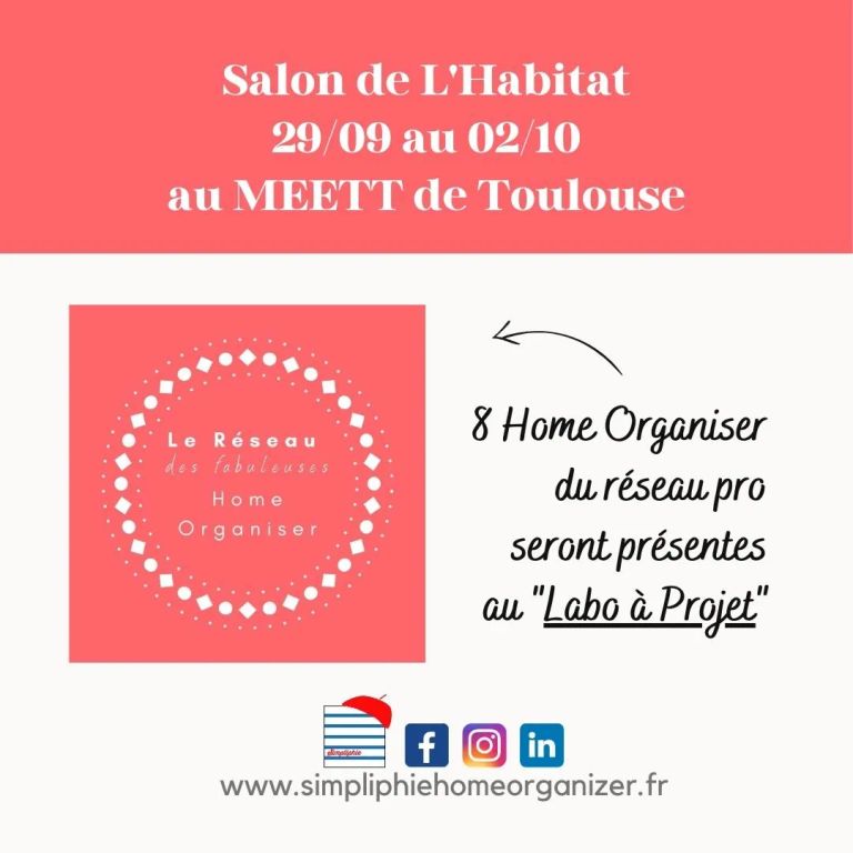 Simpliphie Home Organizer a participé au salon de l’Habitat de Toulouse